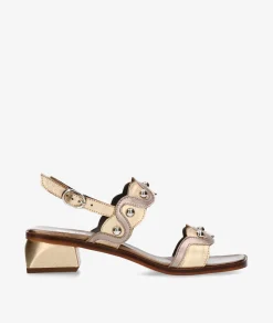 Sandalias pabloochoa.shoes 3046 en oro
