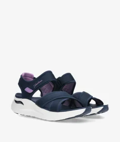 Sandalias Skechers 164078 en azul marino