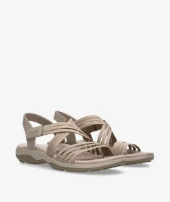 Sandalias Skechers 164036 en beige