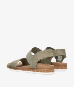 Sandalias Skechers 114710 en caki