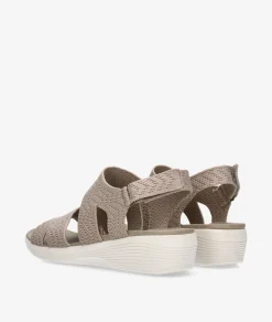 Sandalias Skechers 163420 en topo