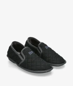 Zapatillas de casa Bio Relax 1566 en negro
