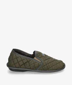 Zapatillas de casa Bio Relax 1566 en caki