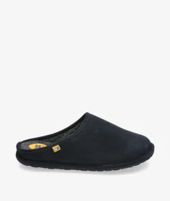 Zapatillas de casa Nordikas 2217 en serraje azul