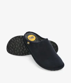 Zapatillas de casa Nordikas 2217 en serraje azul