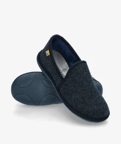 Zapatillas de casa Nordikas 2631 en azul marino