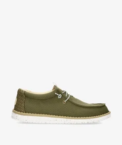 Zapatos casual Dude WALLY MESH NEUTRALS en caki