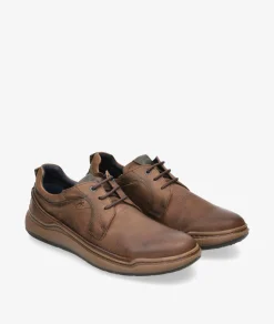 Zapatos casual Fluchos F2033 en nobuck marrón