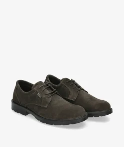 Zapatos casual Imac 850309 en serraje marrón