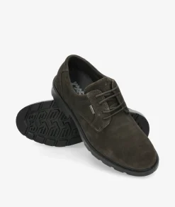 Zapatos casual Imac 850309 en serraje marrón