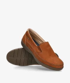 Zapatos casual LUISETTI 39502 NO en nobuck cuero