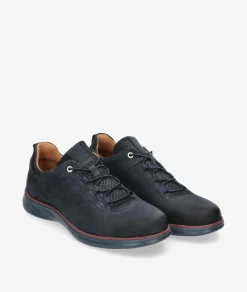 Zapatos casual pabloochoa.shoes 883 en nobuck azul