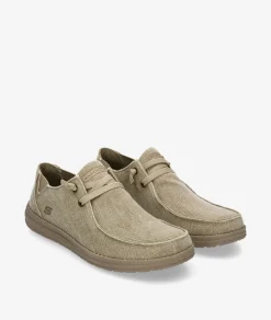 Zapatos casual Skechers 66387 en beige
