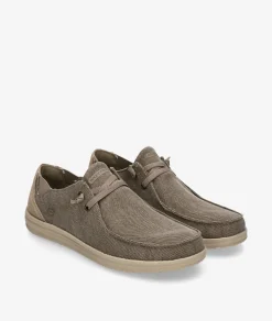 Zapatos casual Skechers 66387 en topo