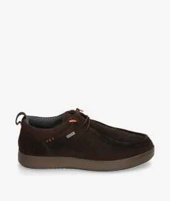 Zapatos casual St. Gallen POLI-01 en serraje marrón