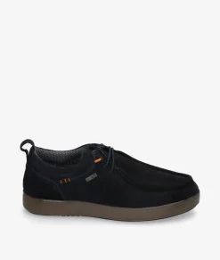 Zapatos casual St. Gallen POLI-01 en serraje azul