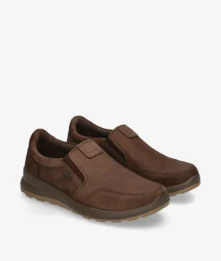 Zapatos casual St. Gallen NETO-02 en nobuck marrón