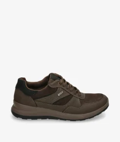 Zapatos casual St. Gallen NETO-03 en nobuck marrón