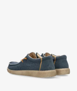 Zapatos casual Walk in Pitas WP150 STEVE en azul marino