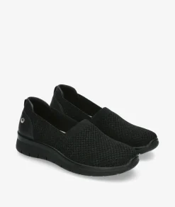 Zapatos confort Amarpies 30034 en negro