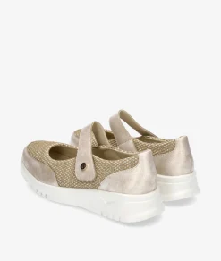 Zapatos confort Pitillos 20302 en oro