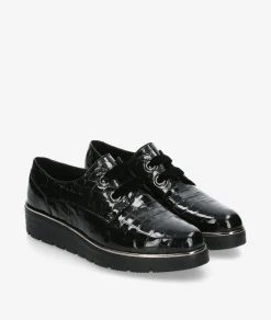 Zapatos confort St. Gallen ADELE 18-10-11727 en coco negro