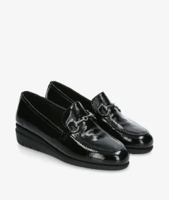 Zapatos confort St. Gallen ESTRIBI 23-05-21771 ART 19541 en charol negro