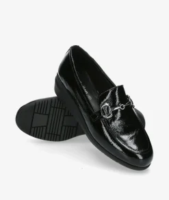 Zapatos confort St. Gallen ESTRIBI 23-05-21771 ART 19541 en charol negro