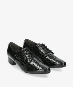 Zapatos de tacón Kénnebec 684 OJETES en charol negro