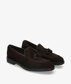 Zapatos de vestir HOBBS- DON 10980 en serraje marrón