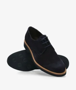 Zapatos de vestir Kénnebec 21990 en serraje azul