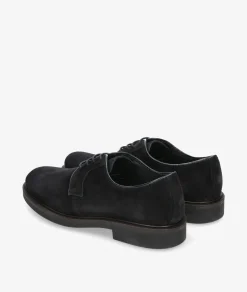 Zapatos de vestir Traveris 28751 en serraje azul