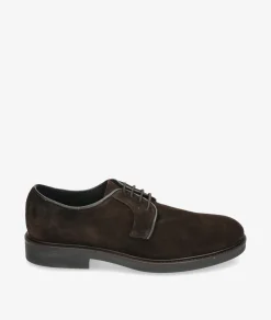 Zapatos de vestir Traveris 28751 en serraje marrón