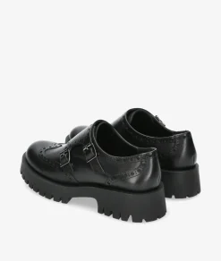 Zapatos inglés EVA PARIS 27906 en negro