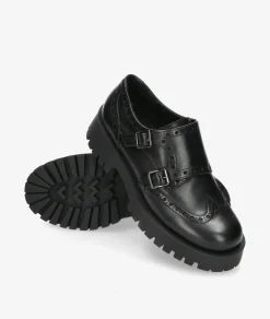 Zapatos inglés EVA PARIS 27906 en negro