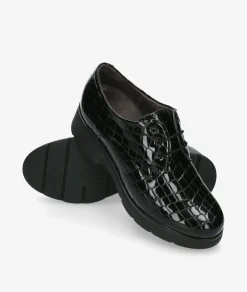 Zapatos inglés Pitillos 10751 en coco negro