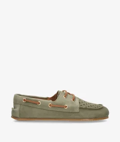 Zapatos Mustang 56365 en serraje kaki