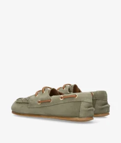 Zapatos Mustang 56365 en serraje kaki