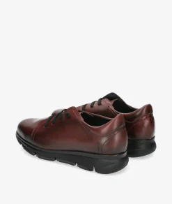 Zapatos planos Rhostock 13791 en burdeos