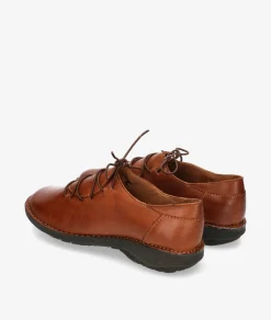 Zapatos planos Traveris IB16353 en cuero