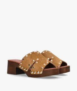 Zuecos pabloochoa.shoes SF1637 en camel